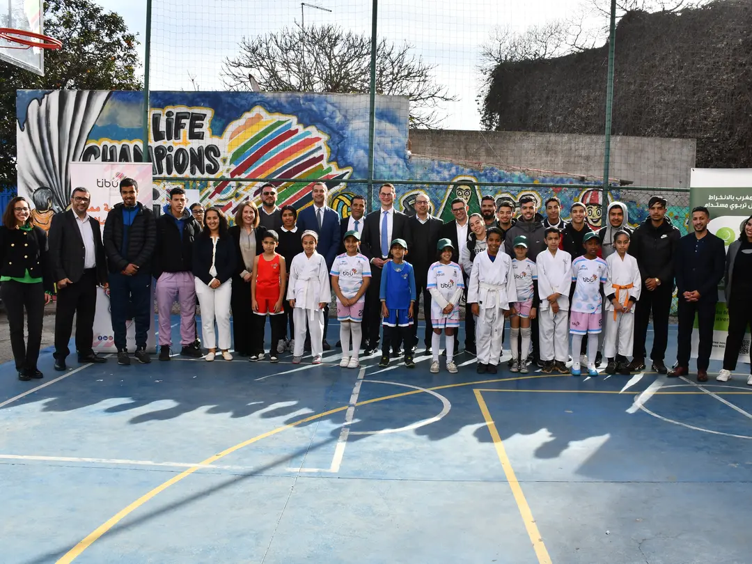 signature de convention Ciments du Maroc et Tibu Africa